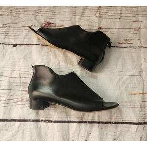 Casadei Open Toe Leather Heeled Shoe Size 10